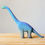 Thumbnail: Bumbu Toys Handcrafted Wooden Brontosaurus. Waldorf inspired toy. Open ended, imaginative, small world play and storytelling