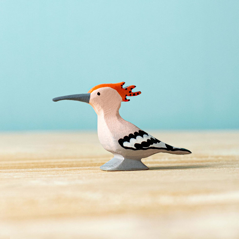 Thumbnail: Bumbu Toys Wooden Hoopoe. Handcrafted Waldorf inspired toys. Imaginative play and storytelling