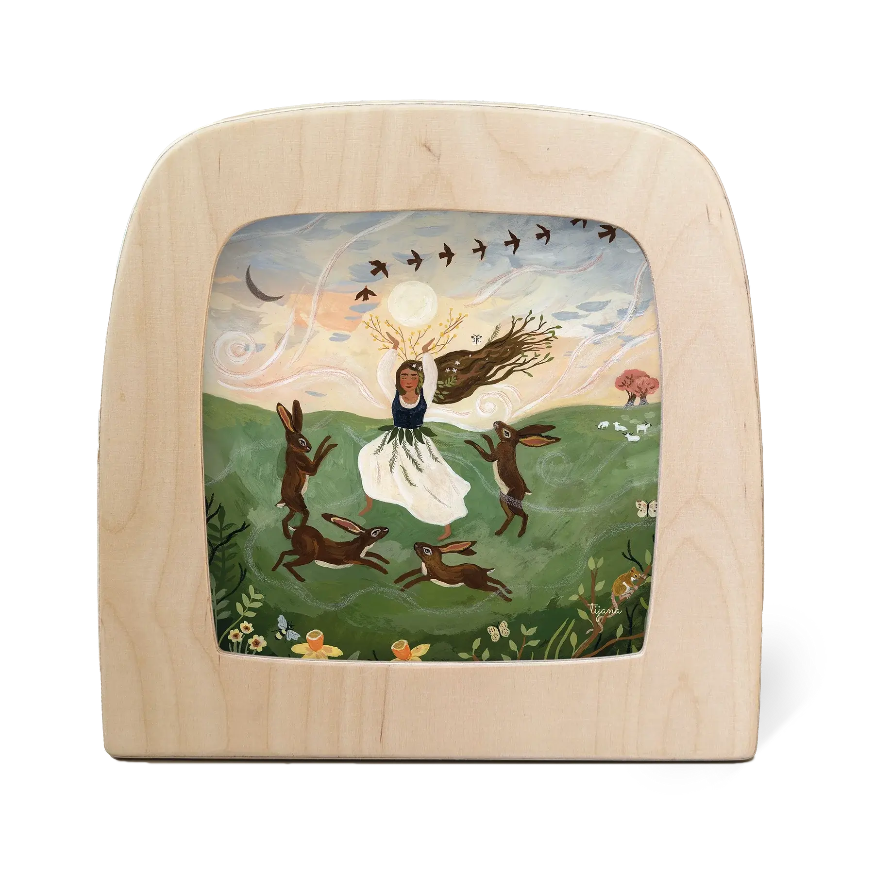 Toverlux Silhouette - Tijana Draws - Dancing With Hares. Waldorf inspired illustrations. Storytelling. Seasonal display