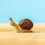 Thumbnail: Bumbu Toys Wooden Snail. Handcrafted Waldorf inspired small world toys. Imaginative play and storytelling