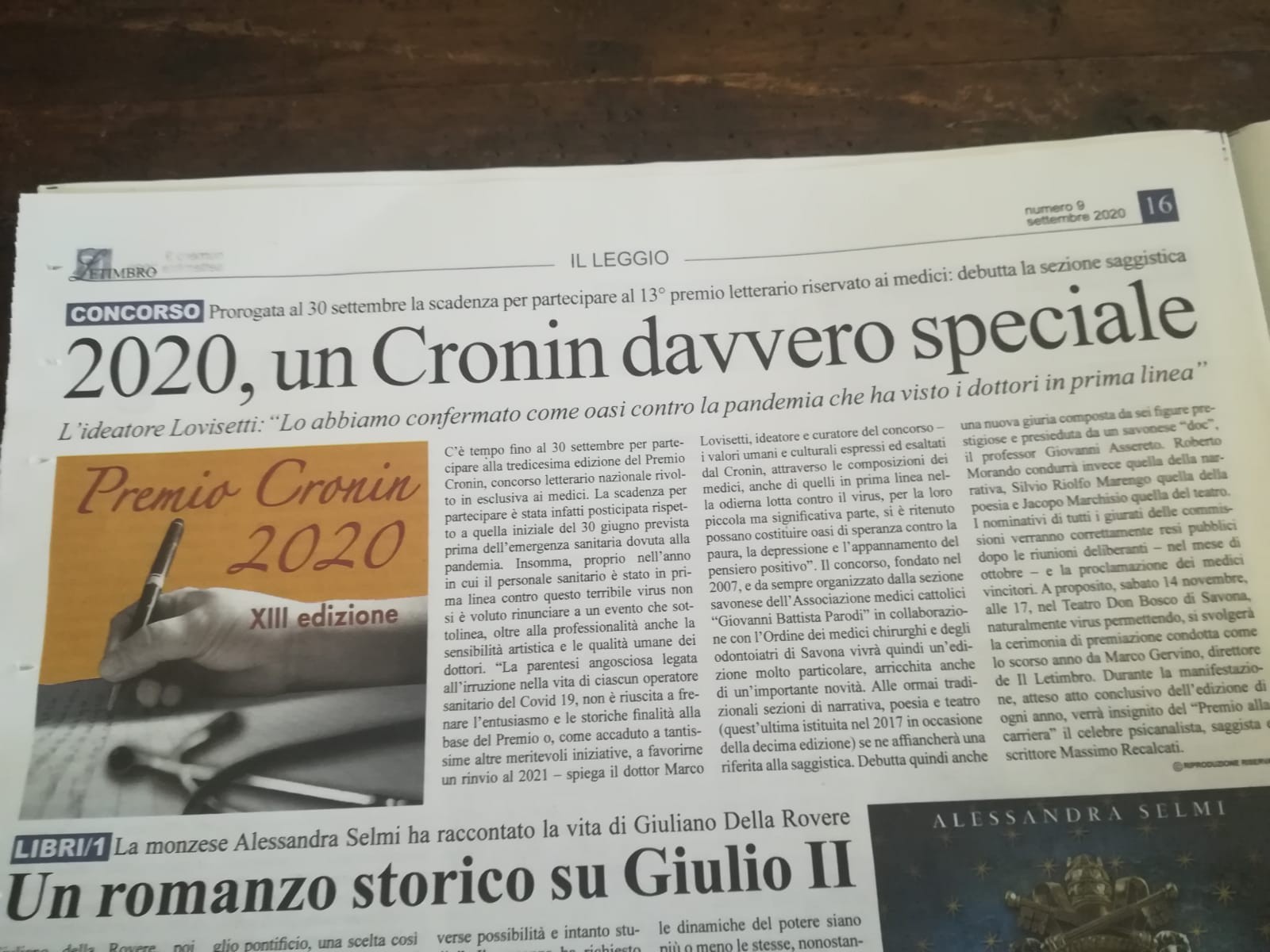 Il Letimbro settembre 2020