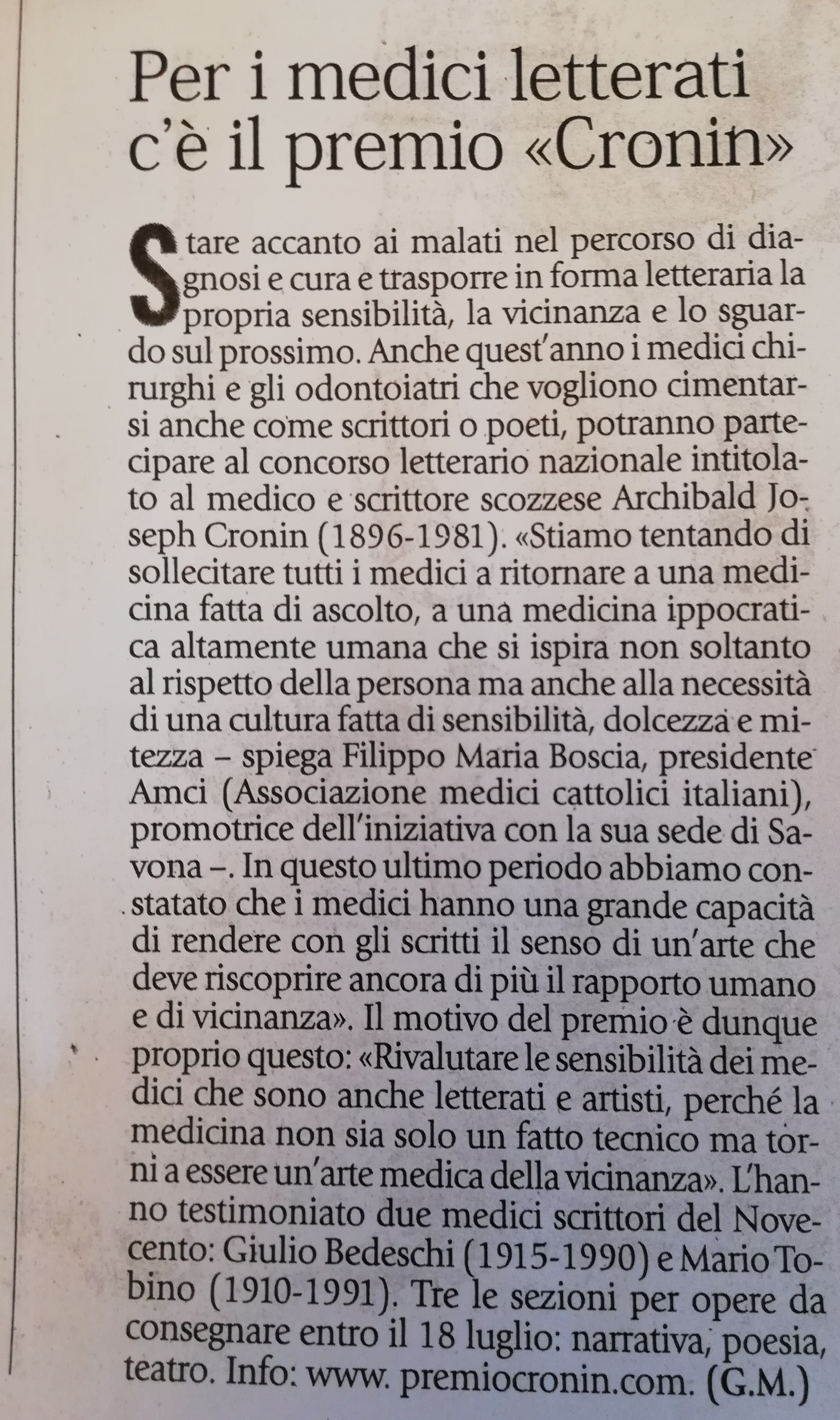 L'Avvenire