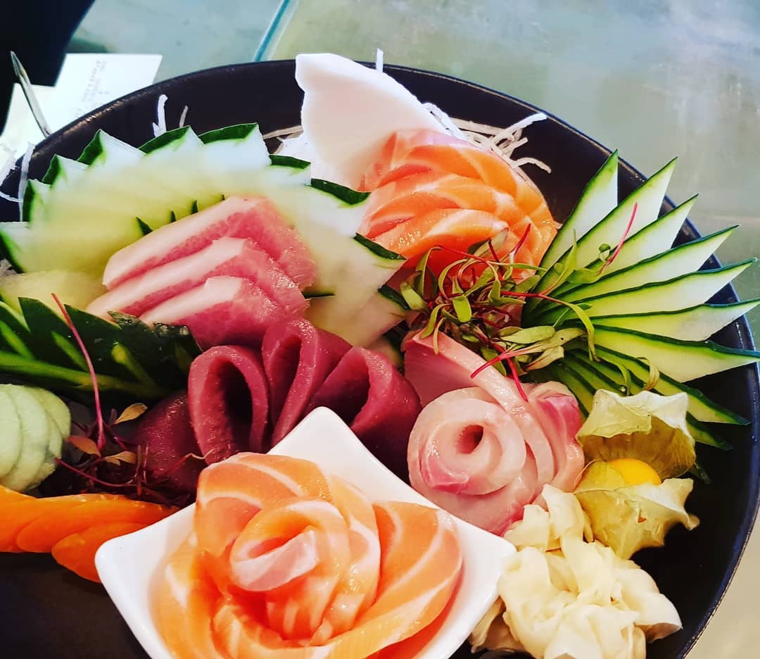 Arranged Food and Objects