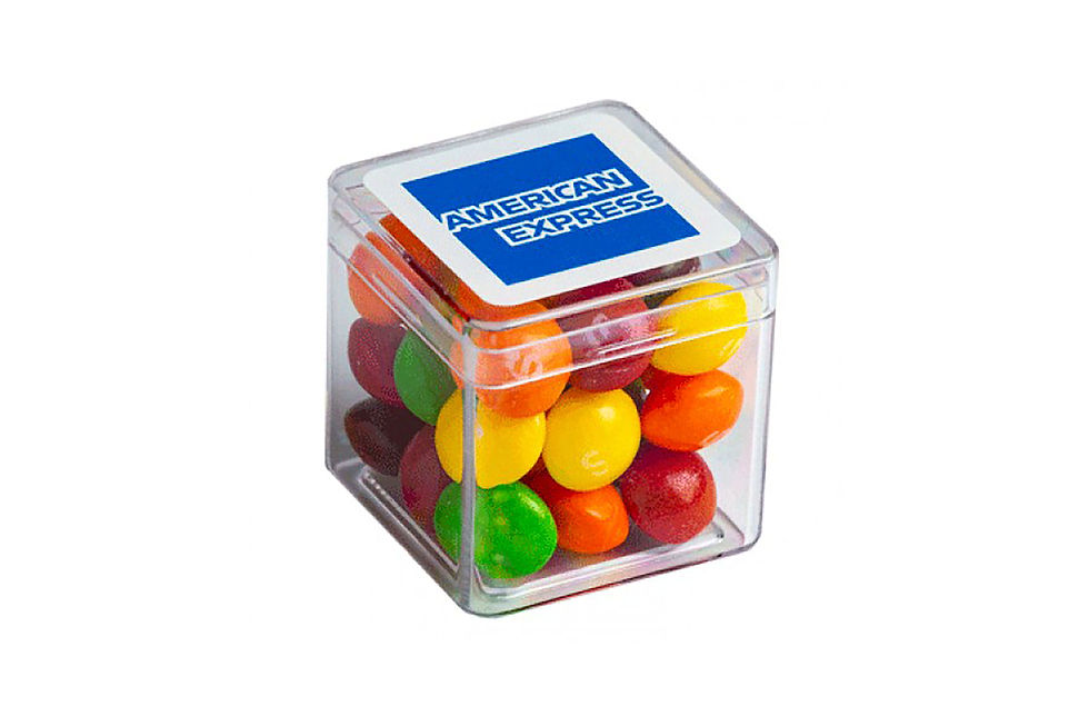 Merchandise Up - Promotional Skittles Hard Plastic Cubes