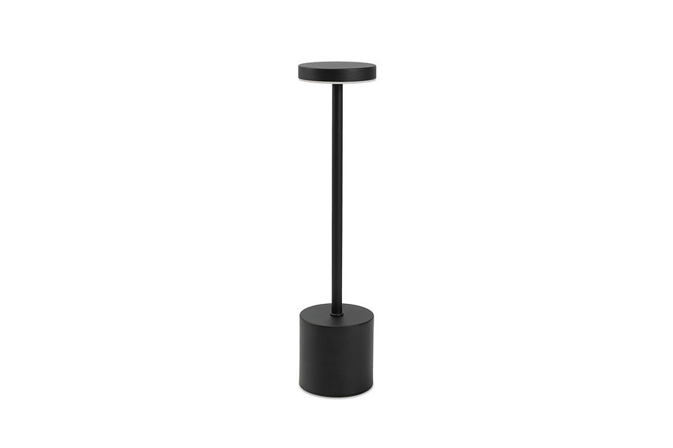 Thumbnail: Custom printed rechargeable table lamps for restaurants, hotels, conferences, and branded corporate merchandise