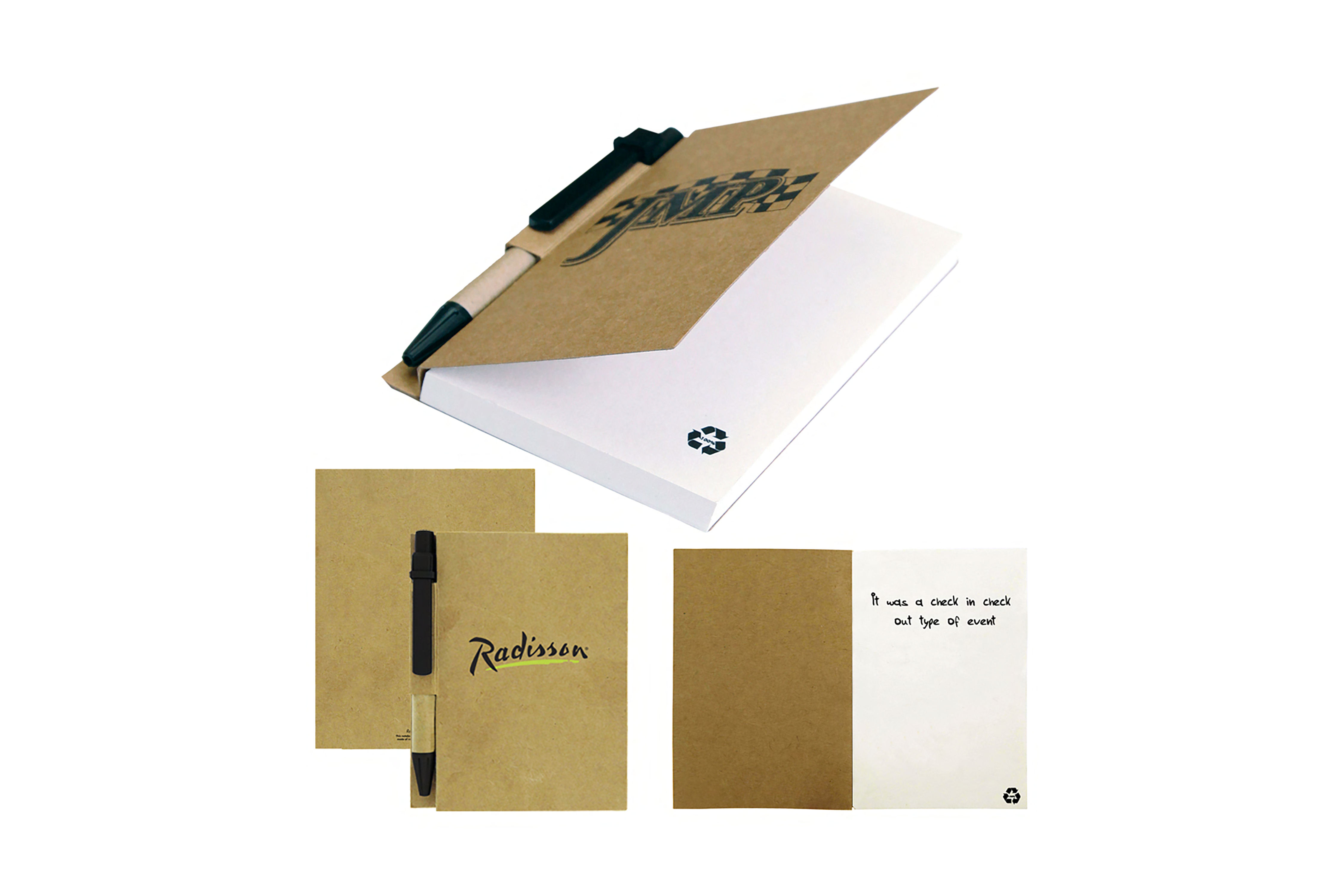 Promotional Products Australia - Custom Branded Small Recycled Notebooks - Merchandise Up