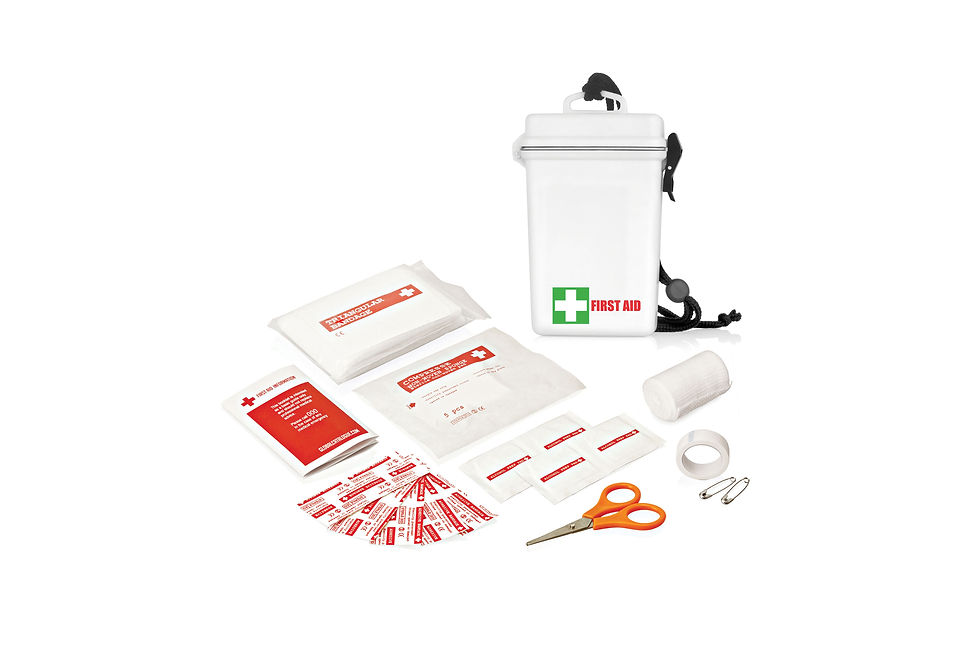 Thumbnail: Promotional Products and Giveaways Australia - Personalised Waterproof First Aid Kits with Logo - Merchandise Up
