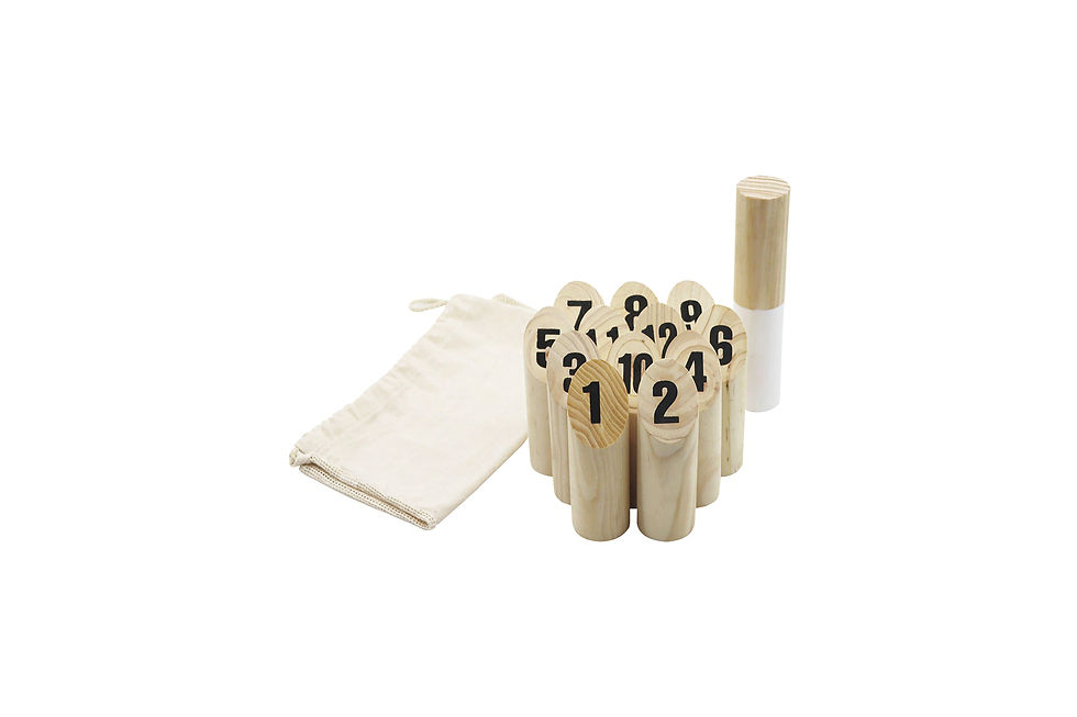 Promotional Products Australia - Logo Printed Skittle Scatter Number Toss Game Sets - Merchandise Up