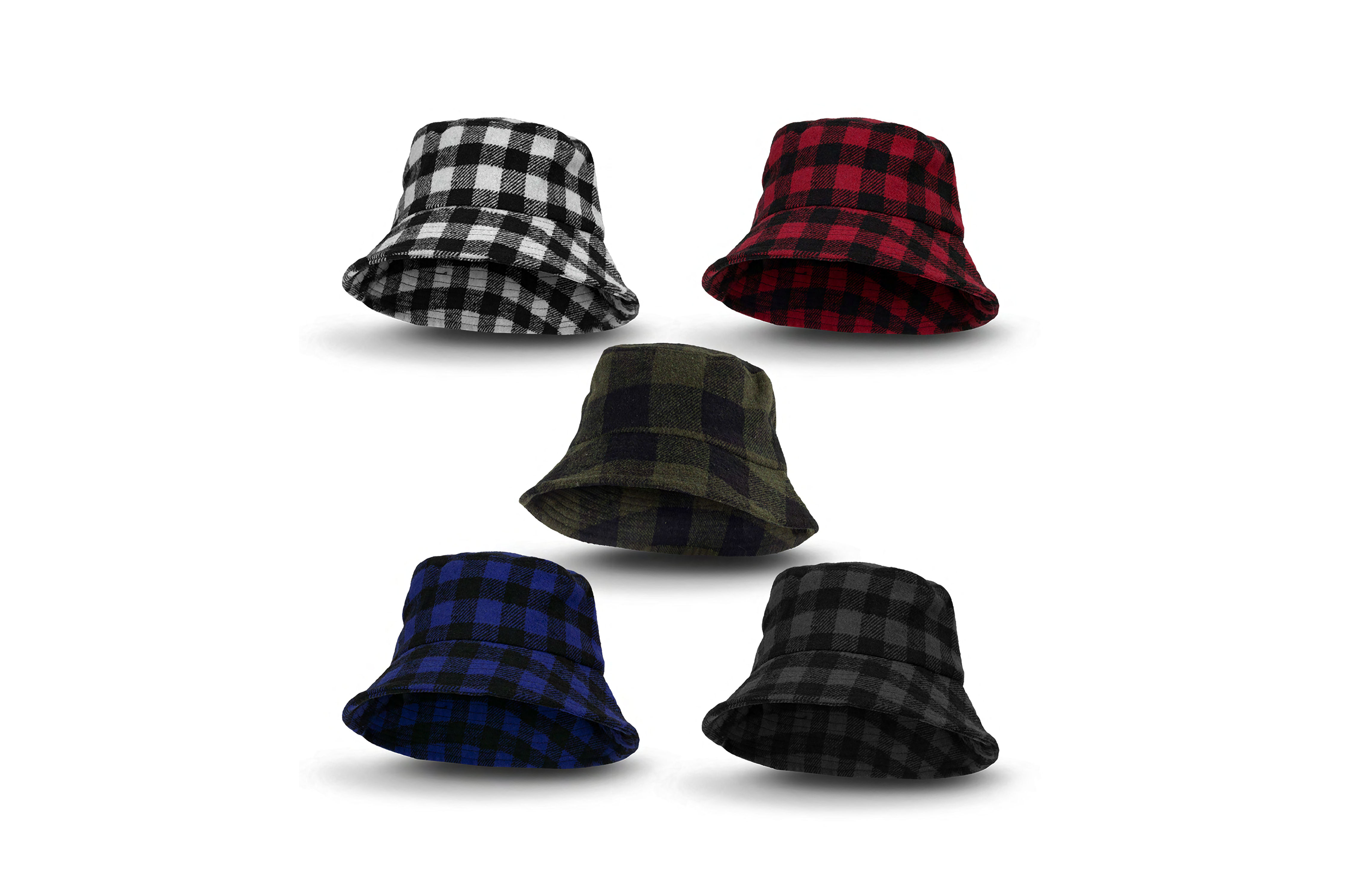 Promotional Products Australia - Custom Branded Plaid Bucket Hats - Merchandise Up