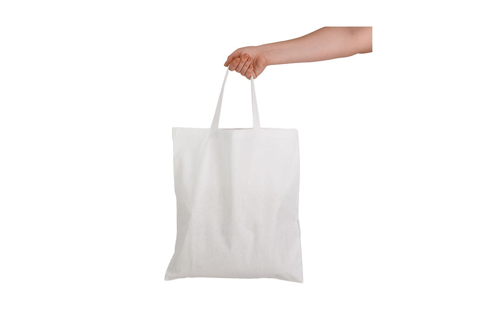 Thumbnail: Promotional coloured short handle cotton bags with custom logo printing for everyday brand visibility
