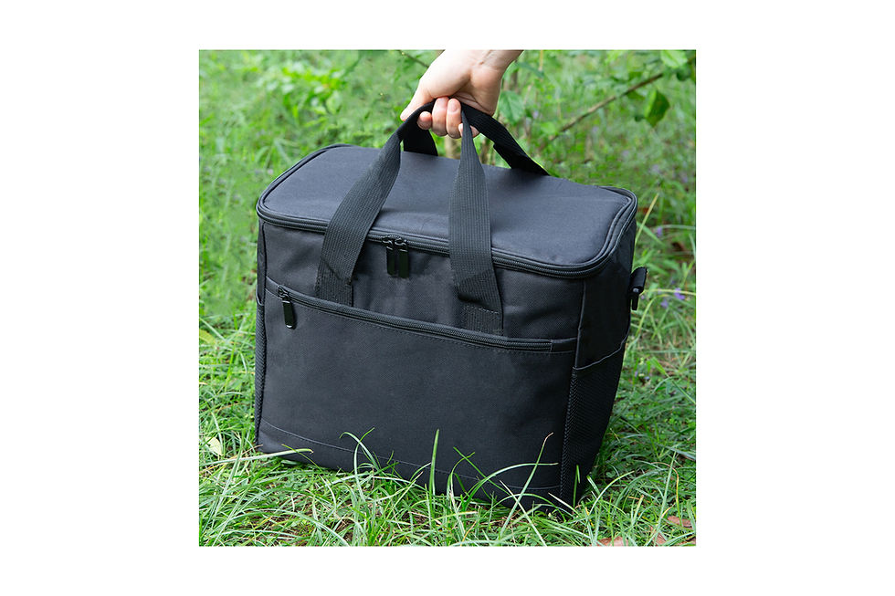 Spacious 17L cooler bags personalised with your company logo for outdoor events, corporate gifts and promotional campaigns