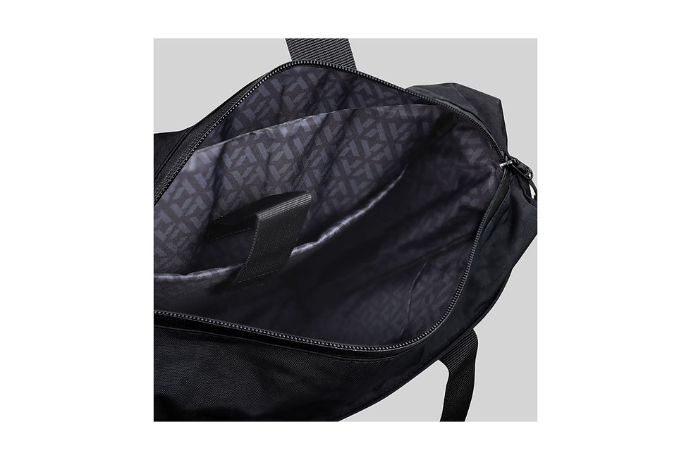 Durable nylon totepacks with water-resistant finish, ideal for branded giveaways and events.