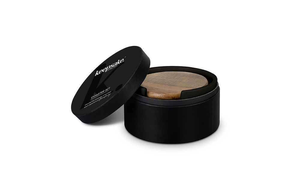 Thumbnail: Durable branded acacia wood coaster sets designed for long-lasting everyday brand exposure.