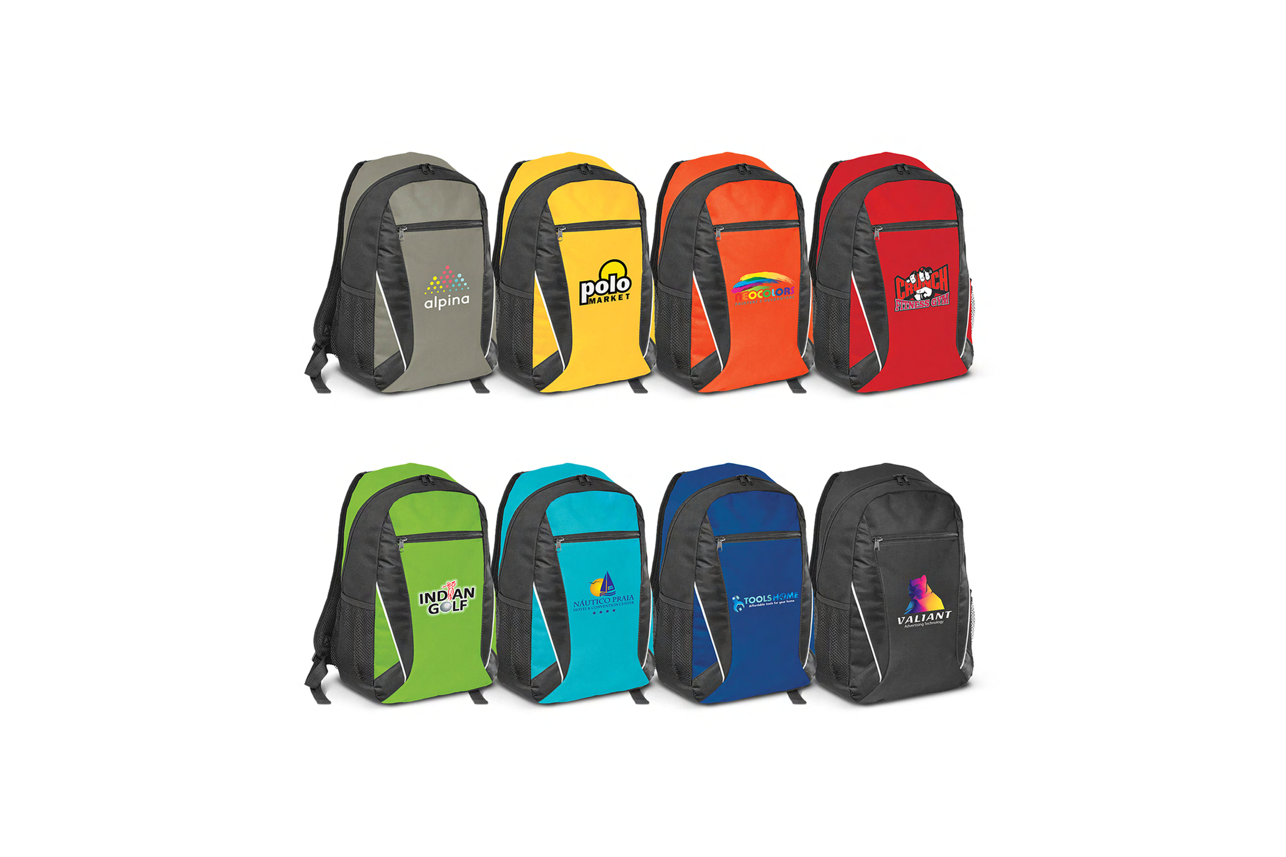 Promotional Products Australia - Custom Branded Colourful Backpacks - Merchandise Up