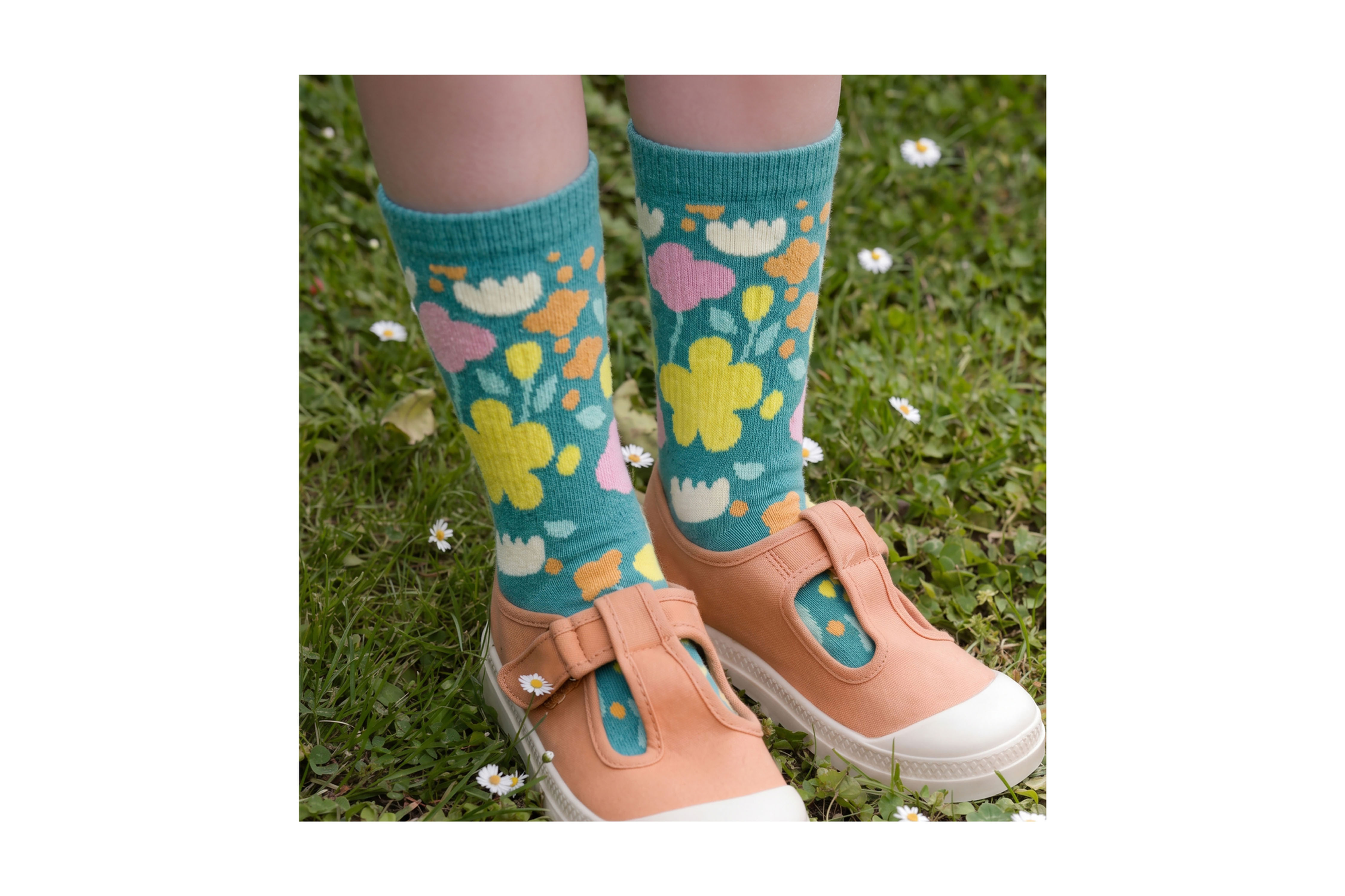 Soft bamboo kids crew socks bring everyday comfort to custom branded merchandise for schools, clubs and family campaigns