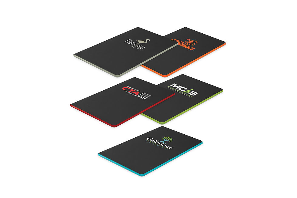 Promotional Products Australia - Custom Branded Leatherette PU Notebooks - Merchandise Up