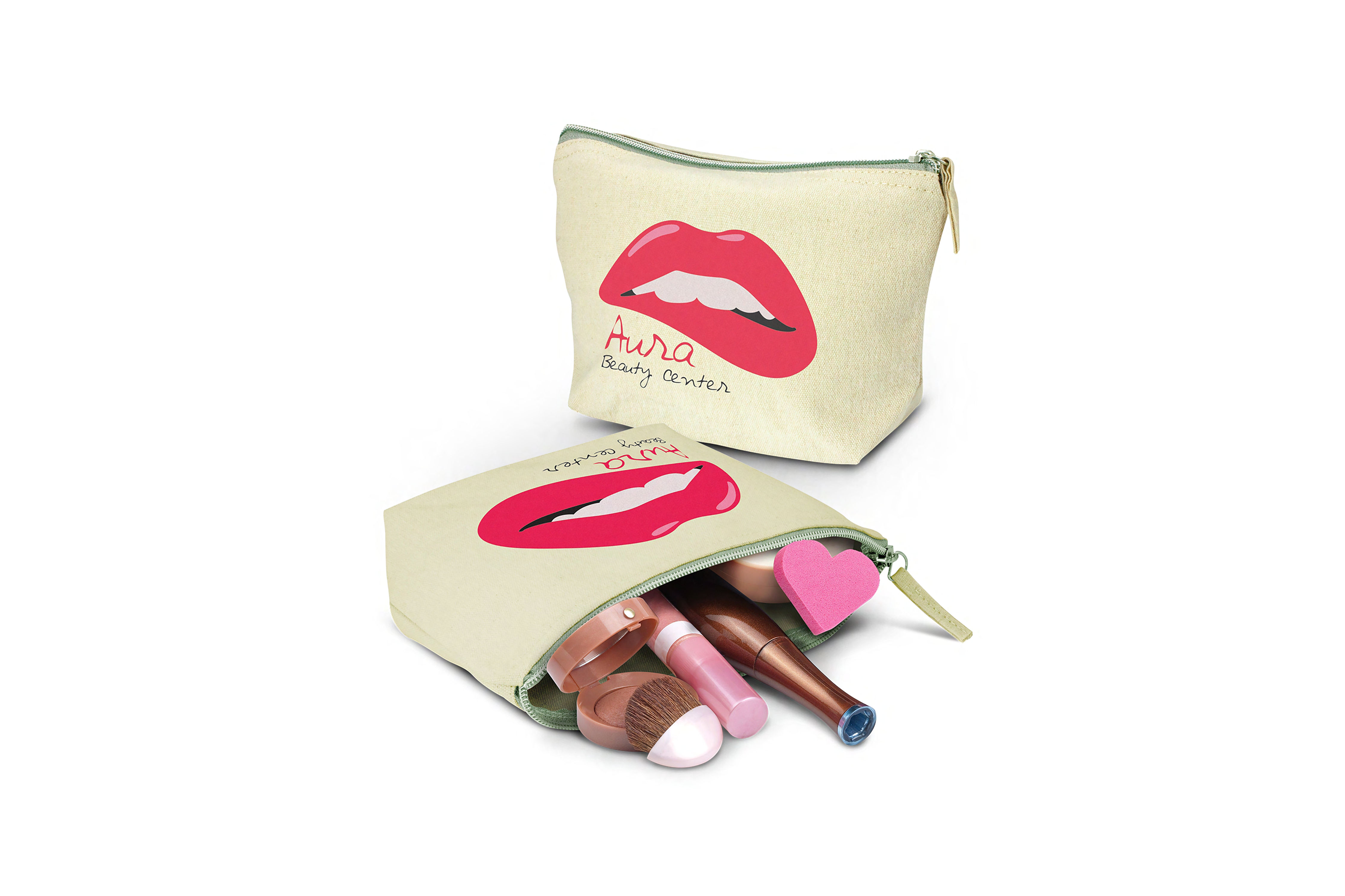 Promotional Products Australia - Custom Branded Cotton Beauty Bags - Merchandise Up