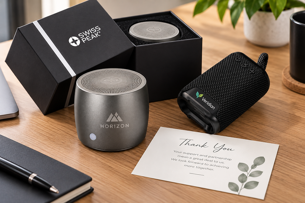 Small quantity promotional products helping Australian businesses create memorable branded merchandise for smaller audiences