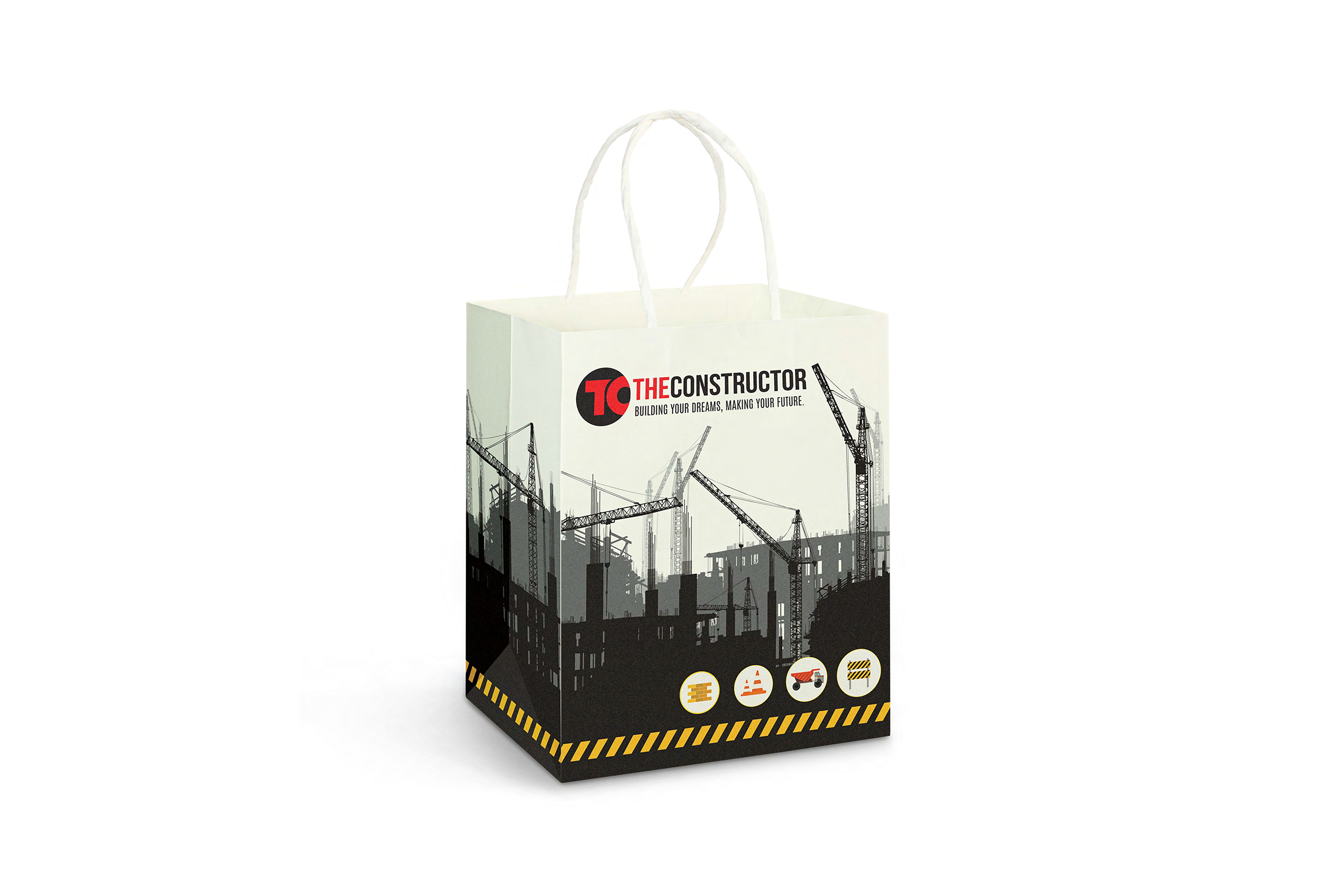 Promotional Products Australia - Medium Custom Paper Gift Bags - Merchandise Up