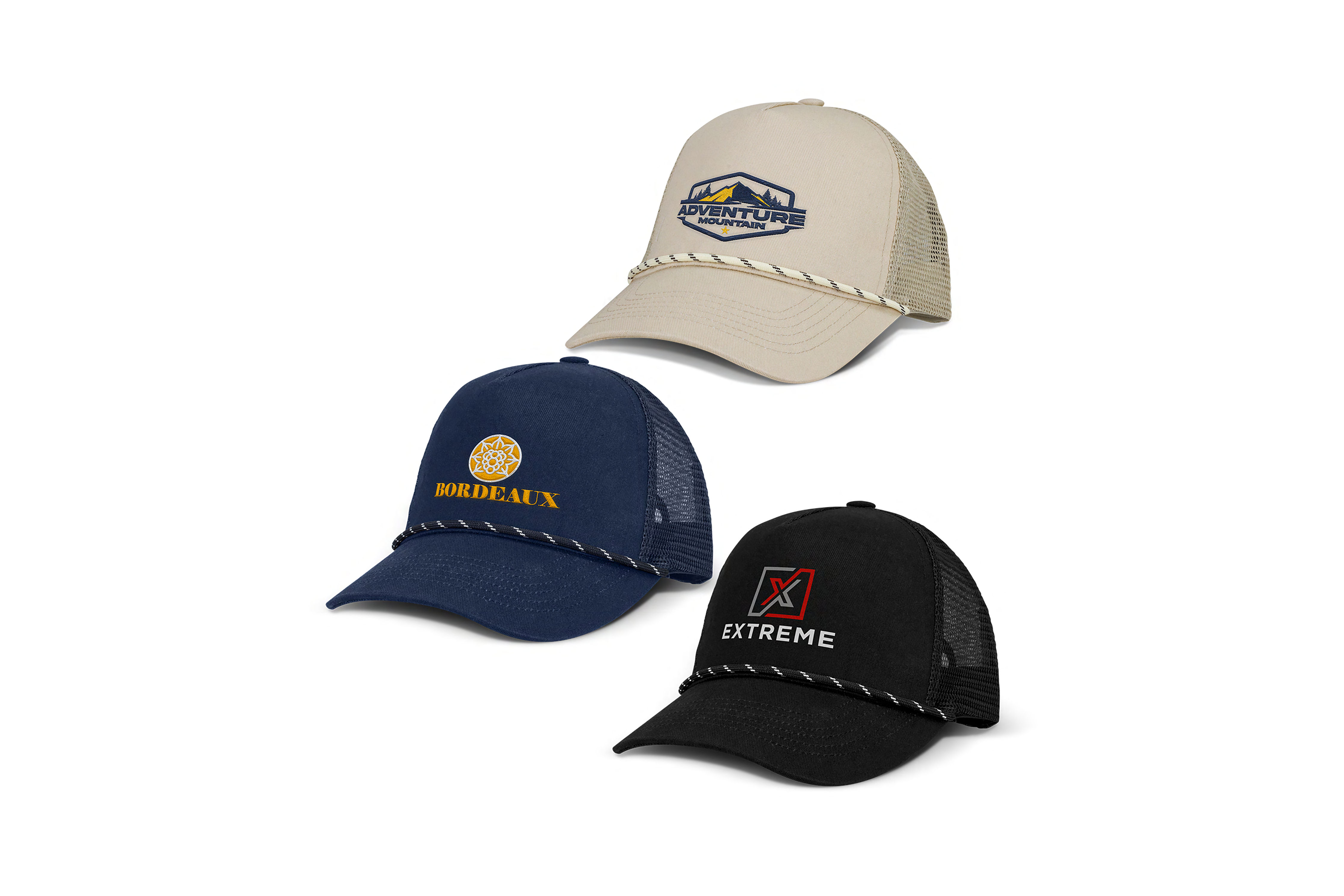 Promotional Products Australia - Personalised Maritime Mesh Caps - Merchandise Up