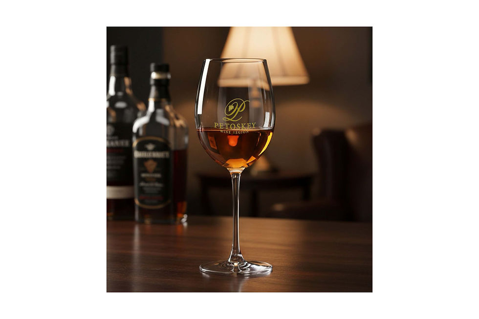 Generous 580ml wine glass offers an elegant canvas for custom logo branding at corporate dinners, functions and hospitality