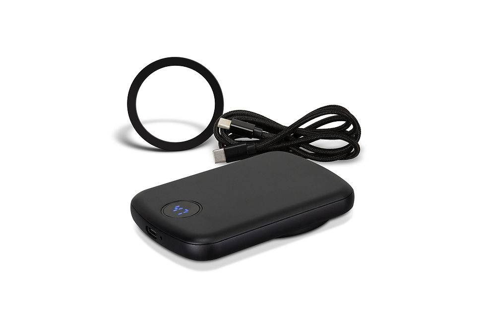 Thumbnail: Promotional Ingenio MagSnap Wireless Power Bank with custom logo for modern corporate gifting