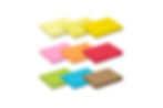 Custom coloured sticky pads with vibrant designs perfect for promotional giveaways and office organisation