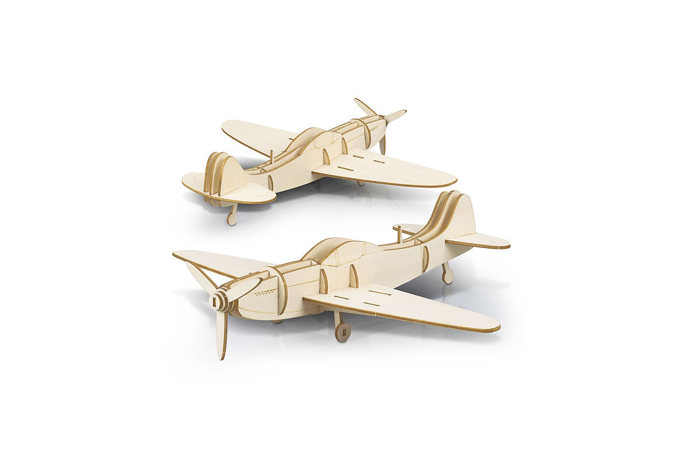 Thumbnail: Eco-friendly wooden Spitfire model with detailed design, great for military heritage promotions and collector giveaways