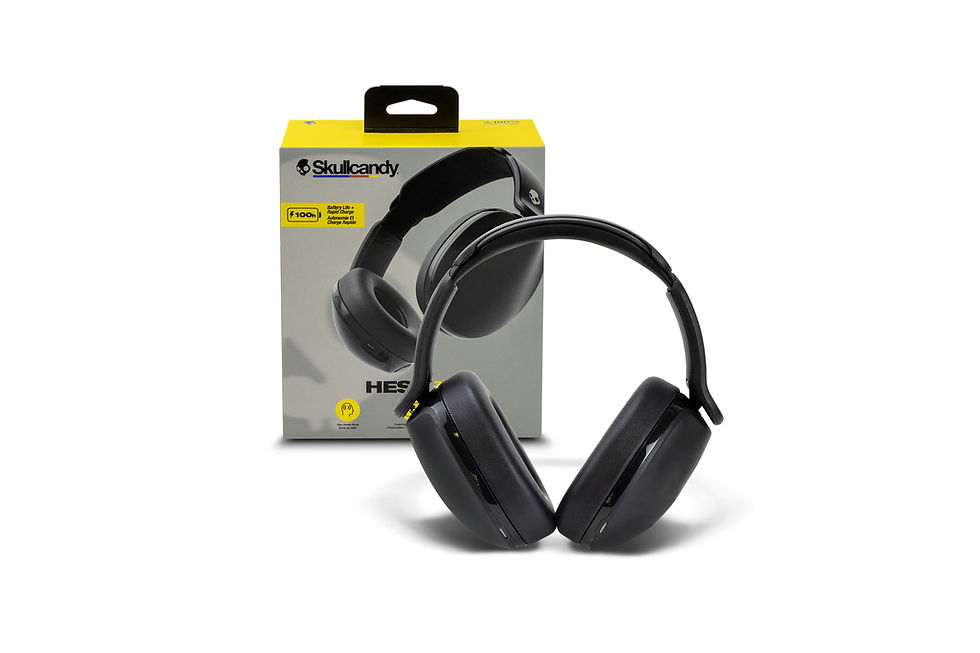 Branded Skullcandy Hesh 360 headphones with custom logos, promotional audio gear for events, travel and corporate giveaways