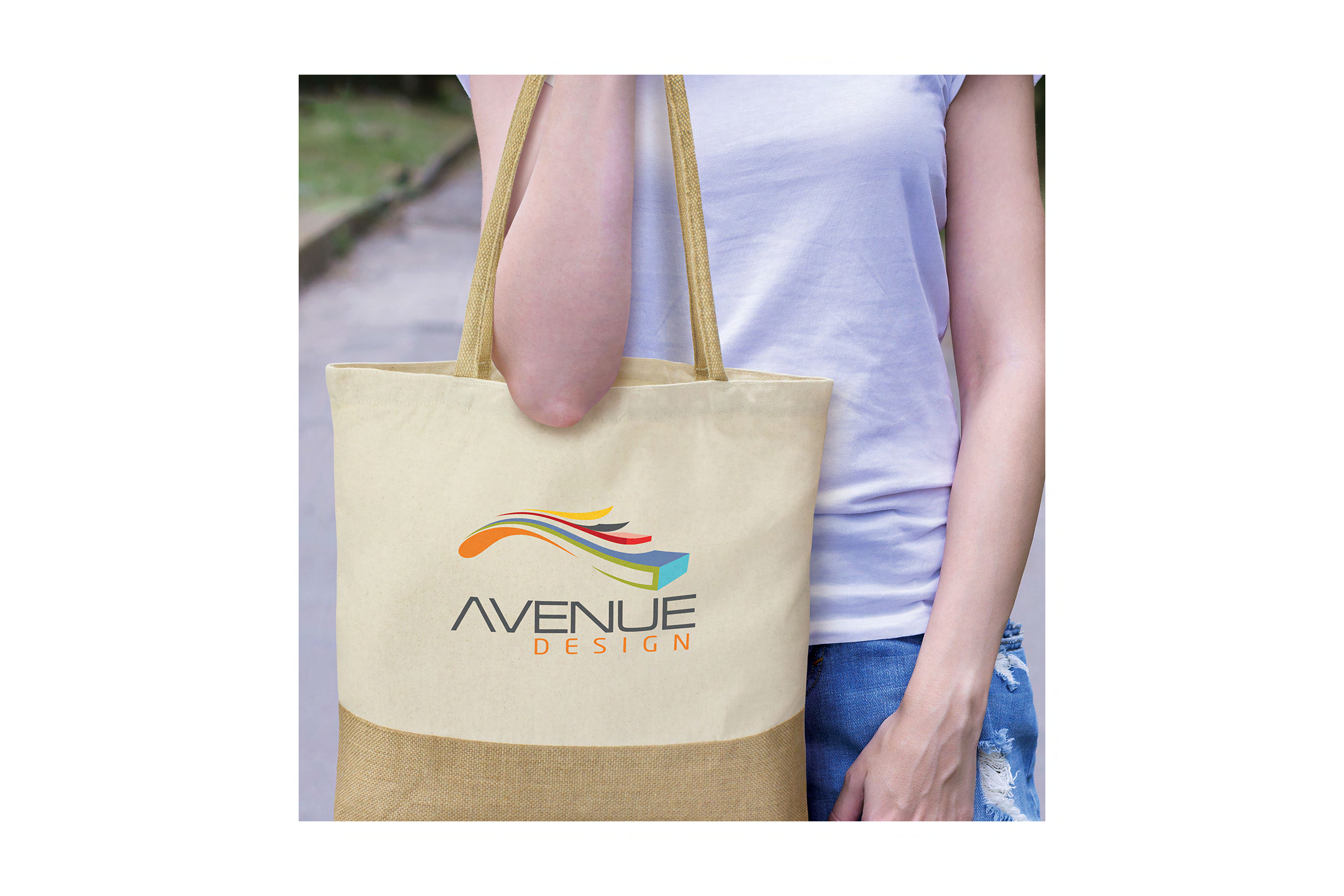 Promotional Products Australia - Customised Jute Cotton Tote Bags - Merchandise Up