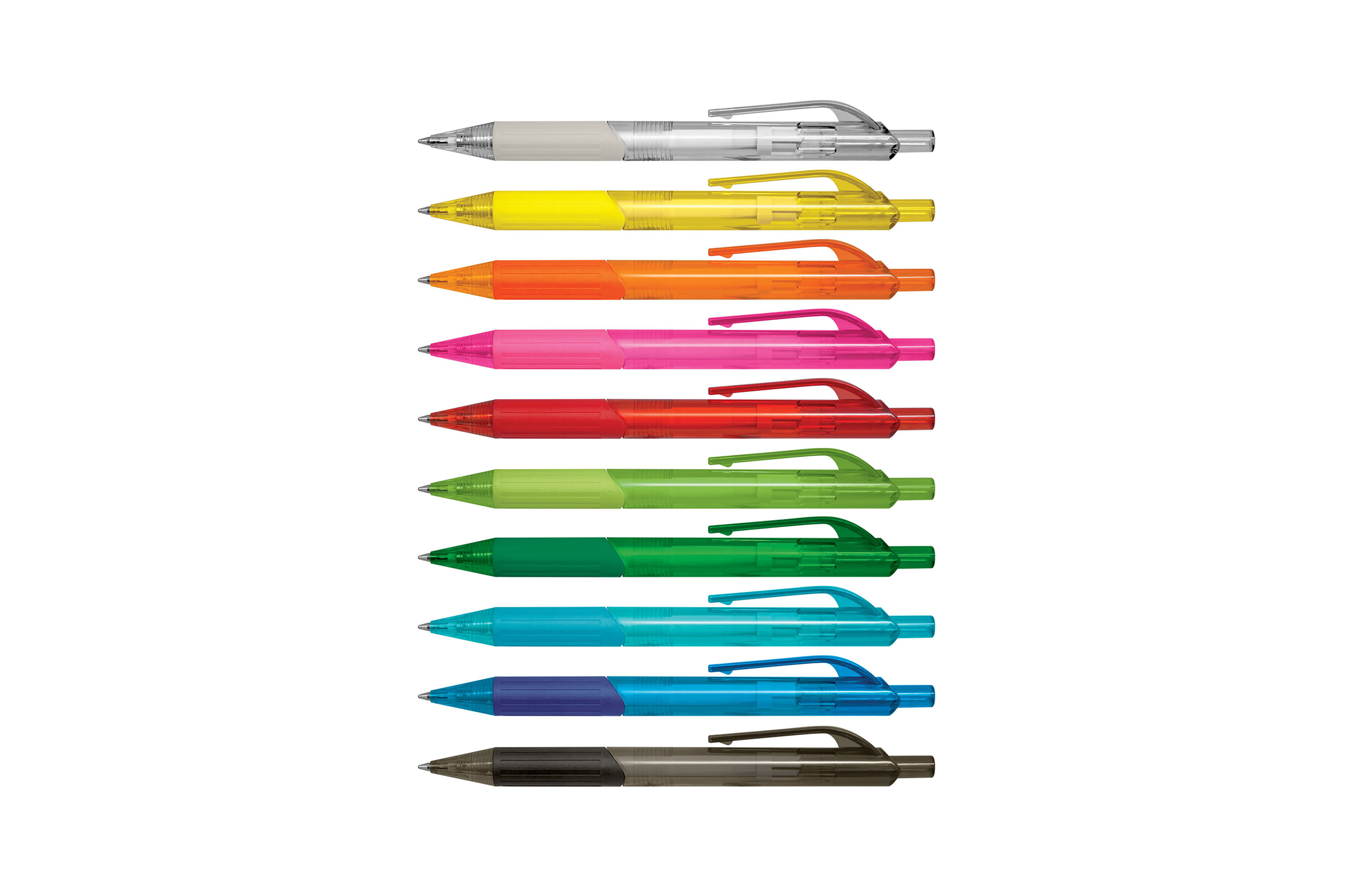 Promotional Products Australia - Custom Branded Translucent Pens - Merchandise Up