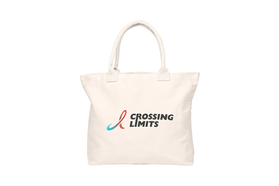 Heavyweight 12oz calico shopper bags personalised with your branding for premium retail, events and corporate giveaways