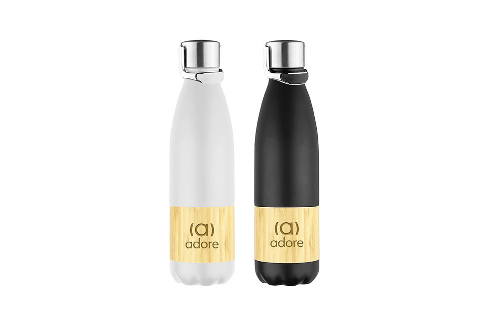 Compact 450ml stainless steel vacuum bottle with custom branding for insulated drinks at work, travel and everyday use