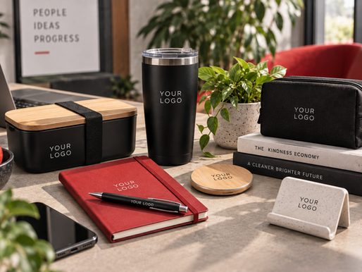 Eco-friendly promotional products for Australian businesses featuring reusable and recycled branded merchandise