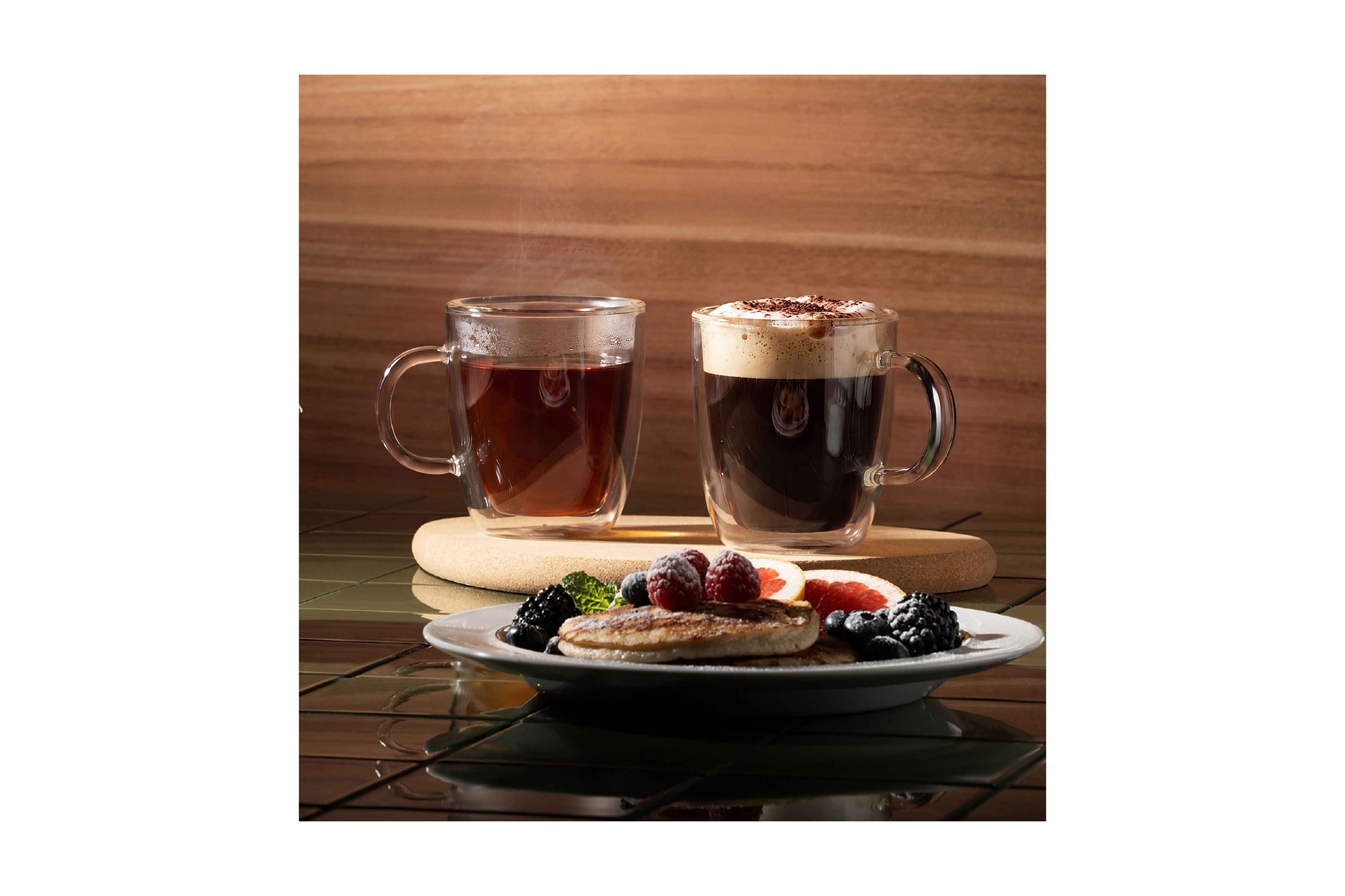Custom branded BODUM Bistro double wall mug sets (300ml) featuring premium logo printing for corporate gifts and promotions