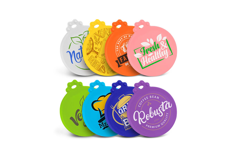 Reusable silicone can lids customised with your logo for practical promotional giveaways and eco-conscious brand campaigns