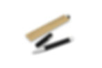 Branded recycled aluminium rollerball pens with sleek design and logo engraving, perfect for eco-conscious promotions.