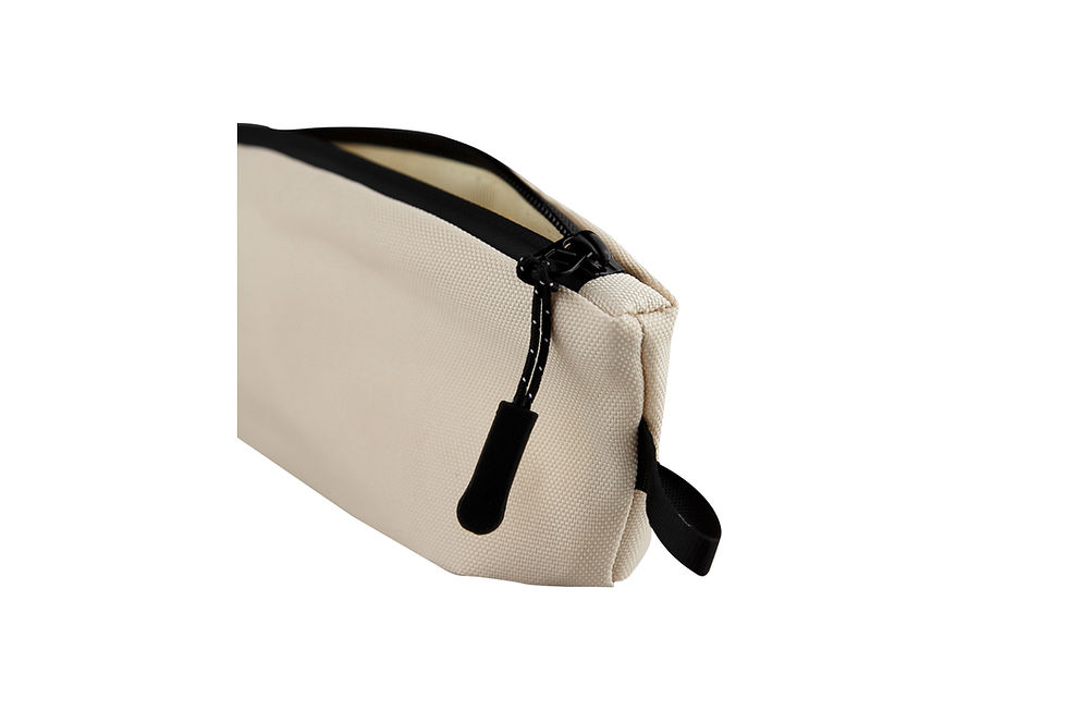 Branded small zippered pouches featuring custom logo printing for events, retail and corporate merchandise
