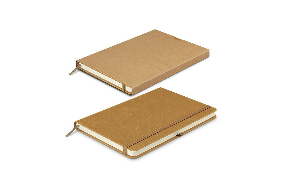 Thumbnail: Promotional Products Australia - Custom Branded Recycled Leather Notebooks - Merchandise Up