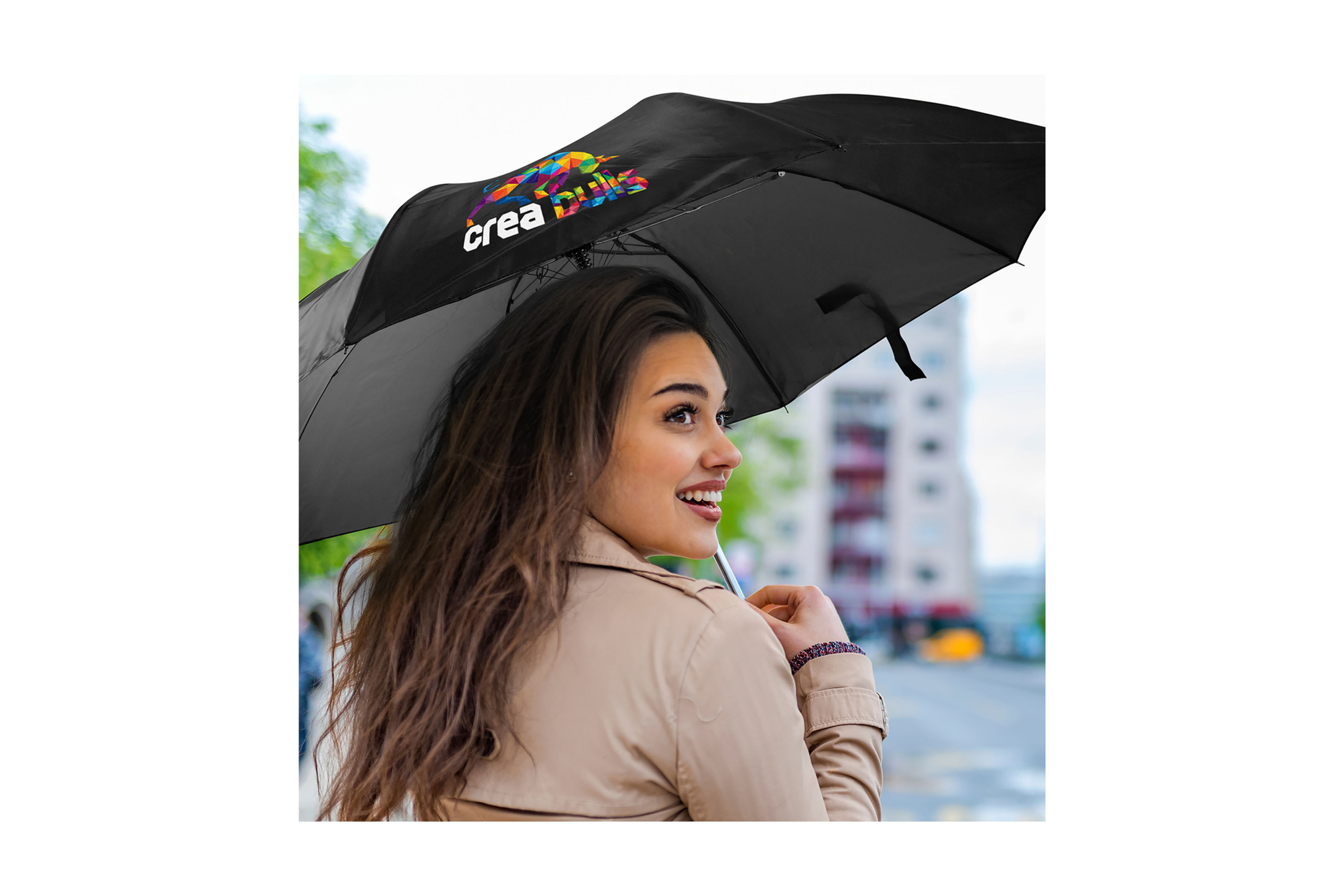 Promotional Products Australia - Custom Branded Compact Umbrellas - Merchandise Up