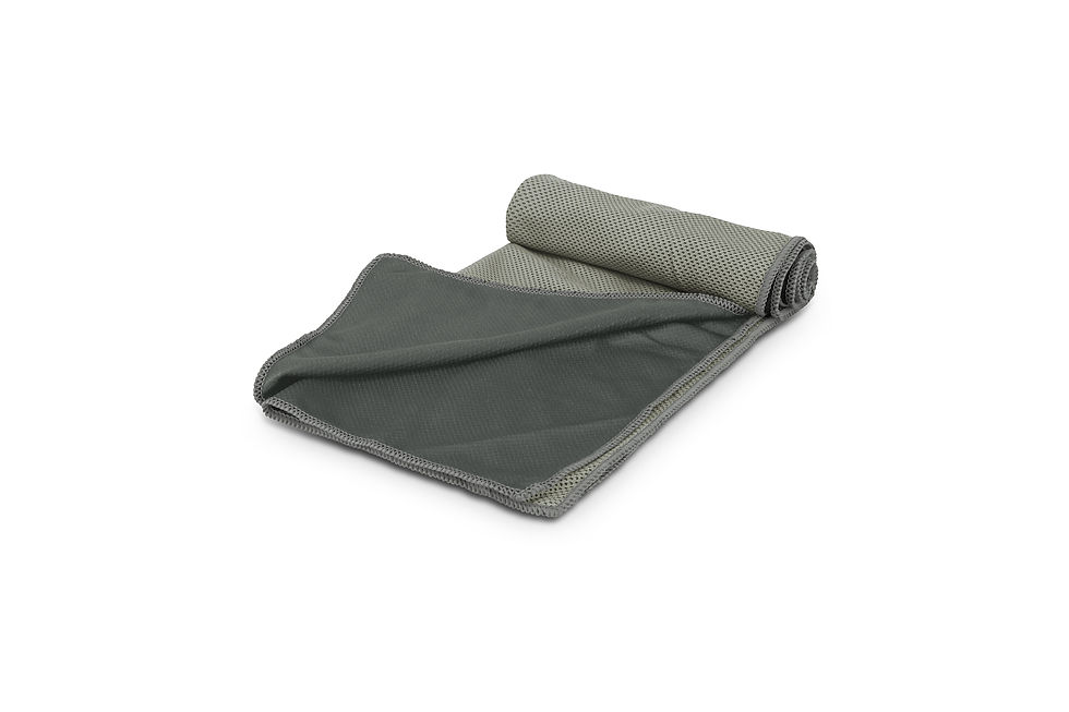 Premium branded cooling towels designed to keep clients cool while boosting brand awareness.