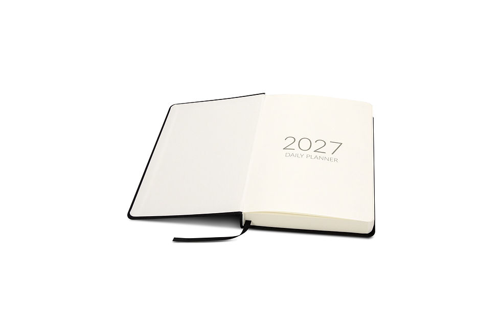 Personalised 2027 A5 diaries designed to keep your brand visible throughout the year in offices and workplaces