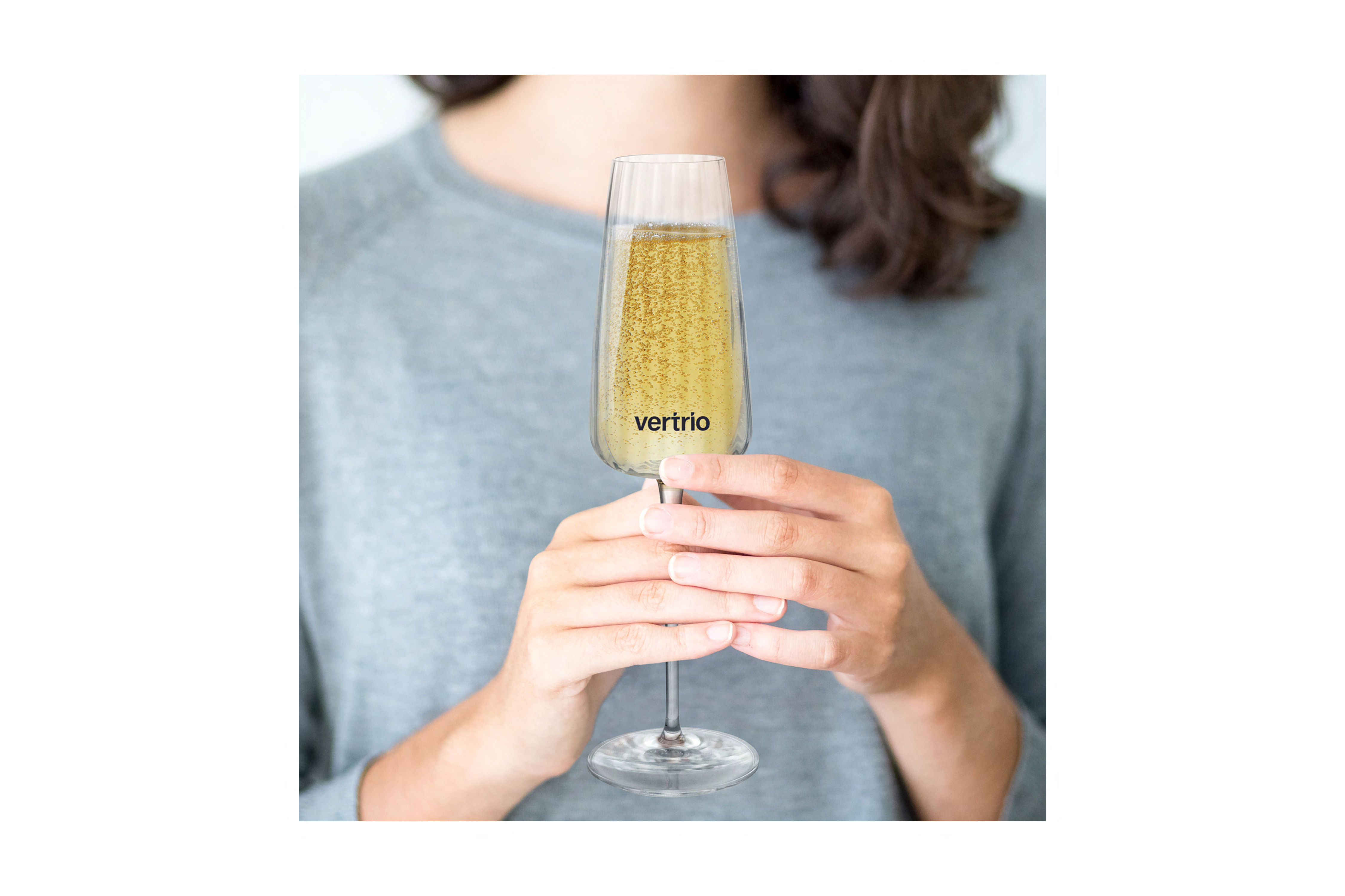 Promotional Products Australia - Custom Branded Italian Champagne Flute Glasses - Merchandise Up