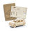 Thumbnail: Custom branded wooden hatchback car model, ideal for automotive promotions and eco-conscious giveaways