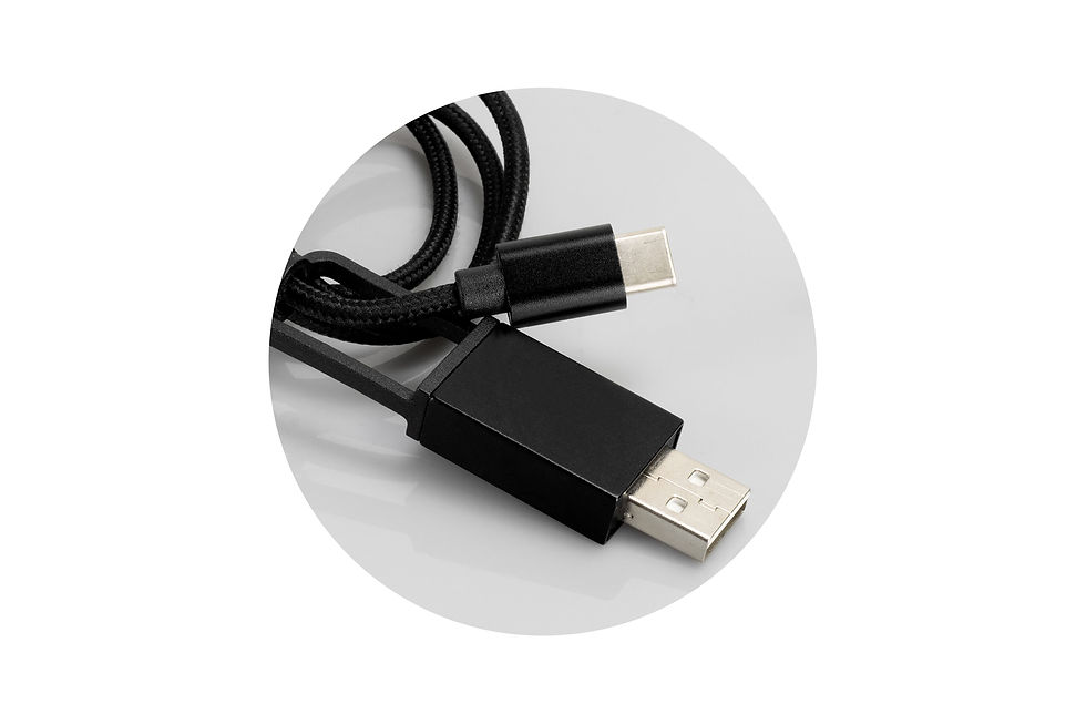 Thumbnail: Personalised braided charging cable, offering both durability and style while promoting your logo.