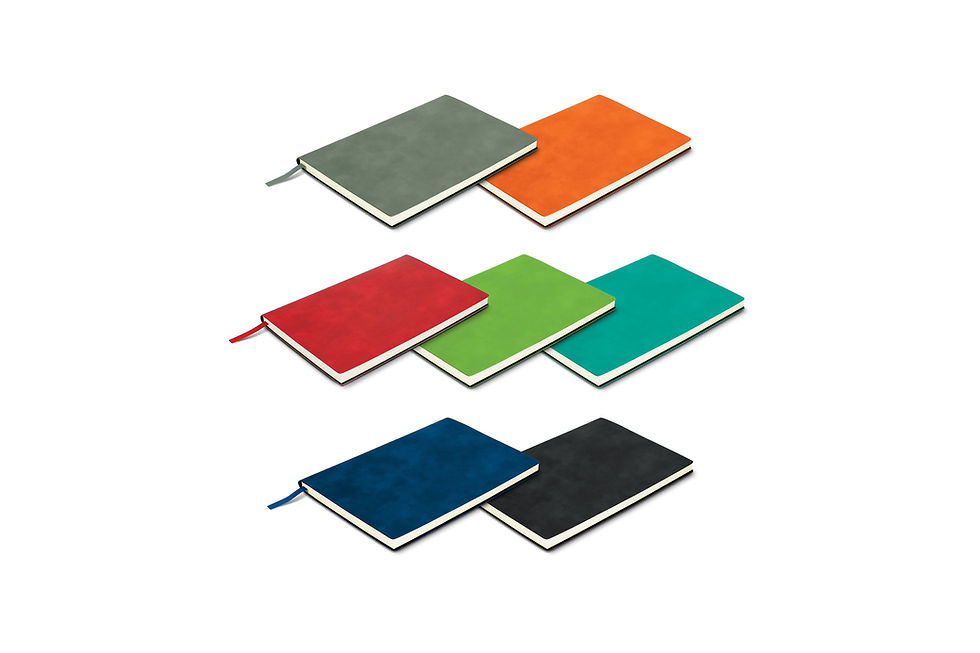 Thumbnail: Branded Leatherette PU Notebook A5 and recycled pen set designed for executive gifts, staff appreciation, and corporate promo