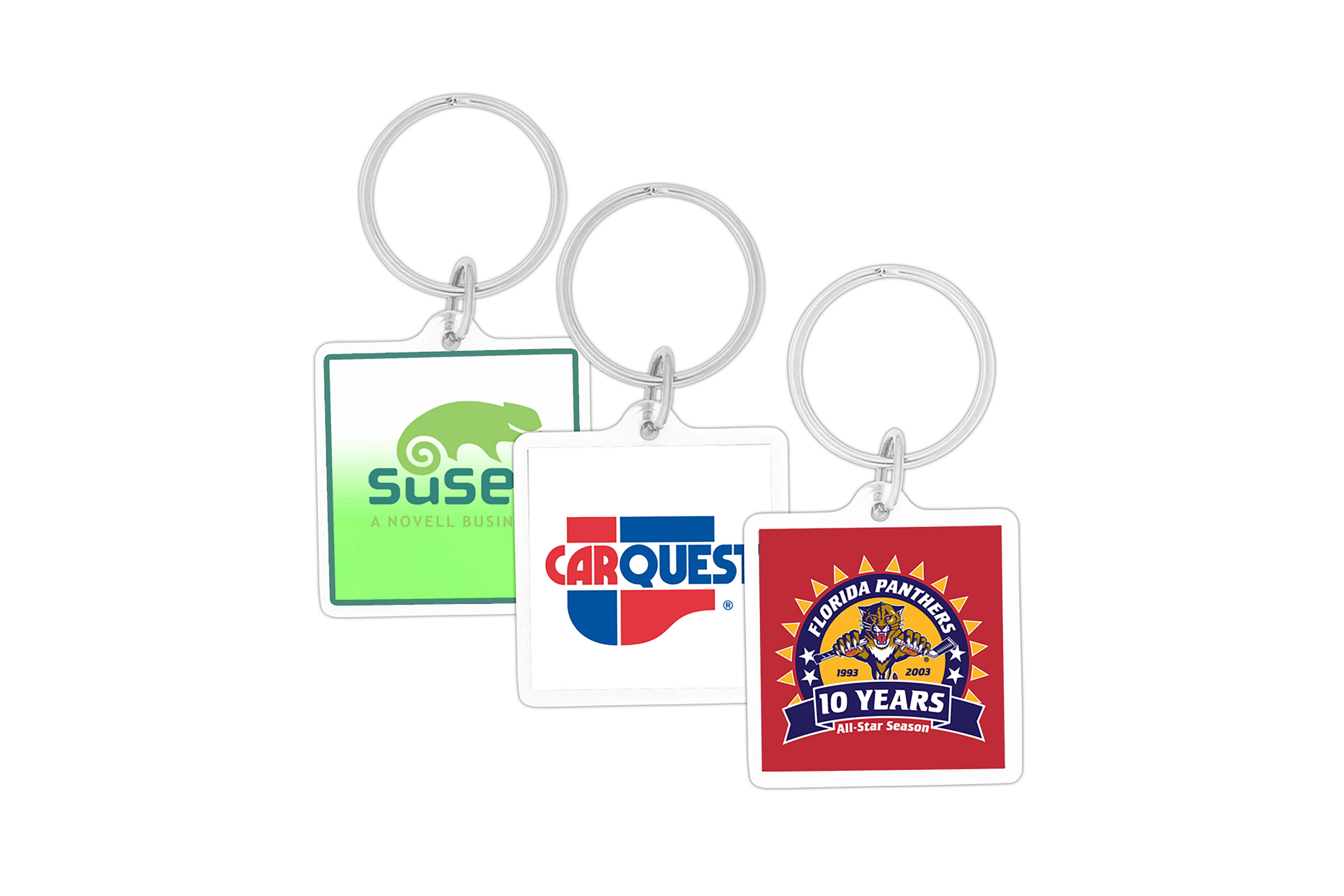 Merchandise Up - Promotional Square Key Rings