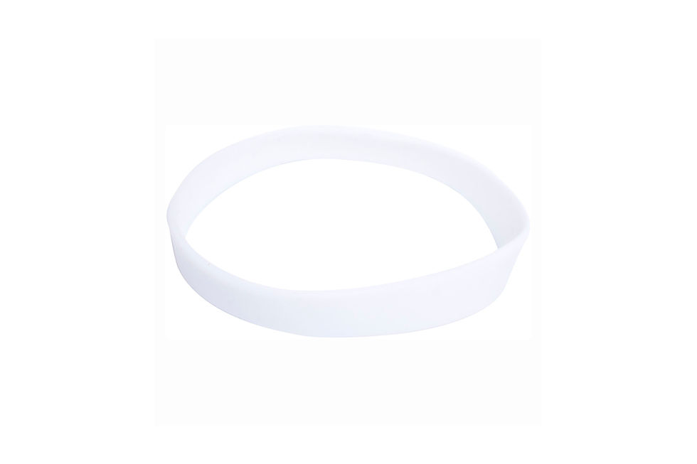 Thumbnail: Promotional Products Australia - Logo Printed White Silicone Wristbands - Merchandise Up