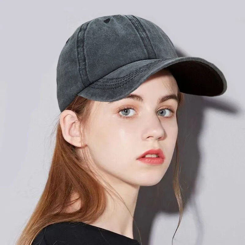 Thumbnail: Fashion Solid Baseball Caps for Men Cap Streetwear Style Women Hat Snapback Casu