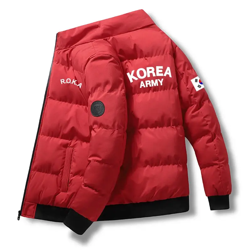 Thumbnail: Outdoor sports and men's casual cotton clothing, long sleeved robes, winter disc